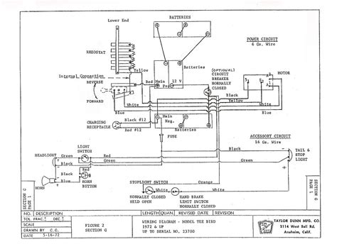 taylor dunn b150 wiring diagram 